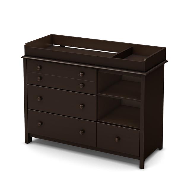 South Shore Furniture Little Smileys Espresso Changing Table With