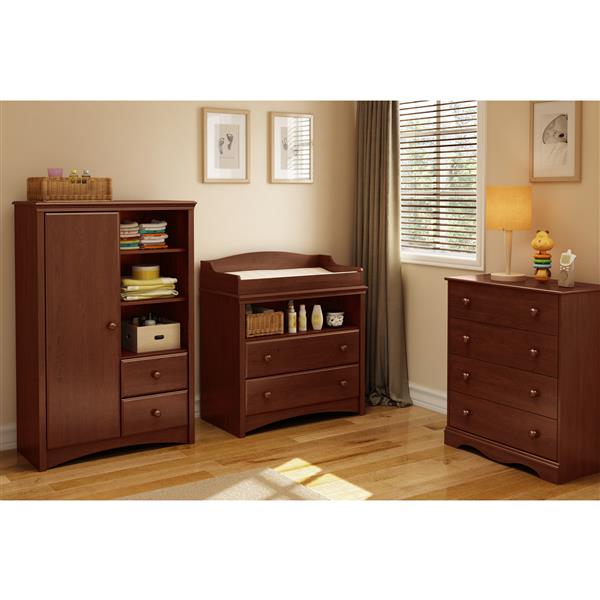 South Shore Furniture Angel Royal Cherry Changing Table 3246331 Rona