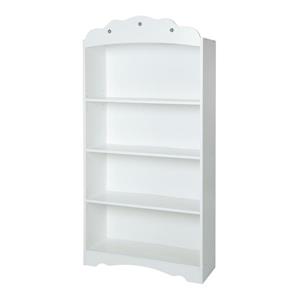 South Shore Furniture Tiara 32.75 x 62.75-in 4-Shelf Bookcase Pure White