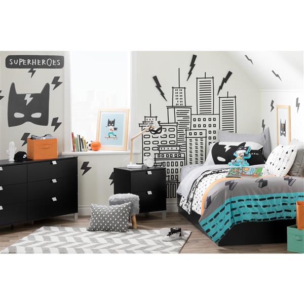 South Shore Furniture Dreamit Twin 5 Piece Superheroes Comforter