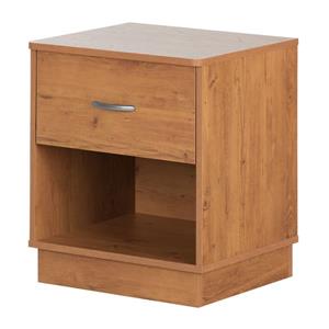 South Shore Furniture Logik 1-Drawer Country Pine Nightstand
