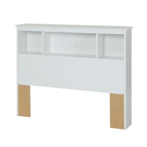 South Shore Furniture Crystal 36.06-In x 42.05-In White Bookcase Headboard