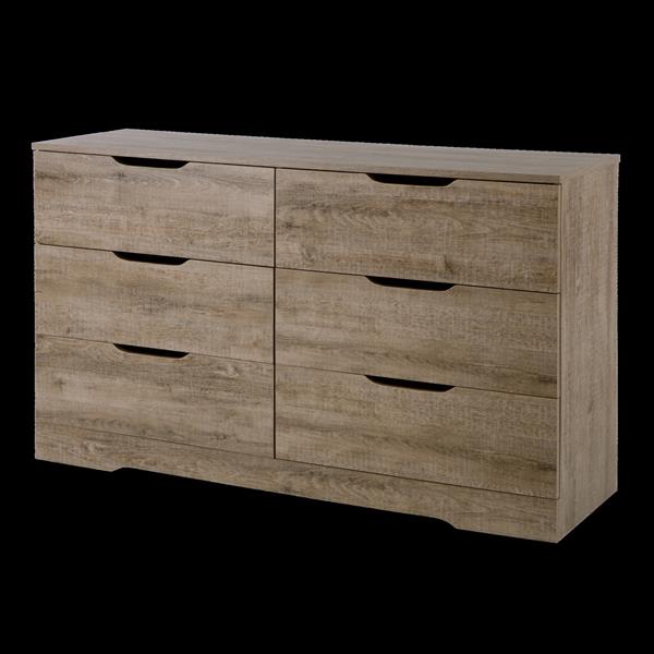 South S Furniture Holland 6 Drawer, Holland 6 Drawer Double Dresser