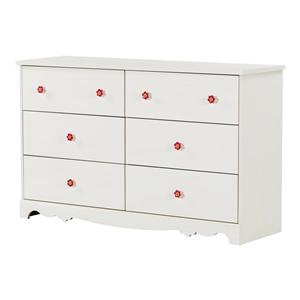 South Shore Furniture Lily Rose 6 Drawer Double Dresser