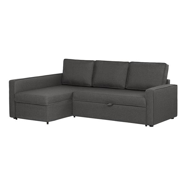 South S Furniture Live It Cozy, Adjustable Sectional Sofa Bed With Storage Chaise