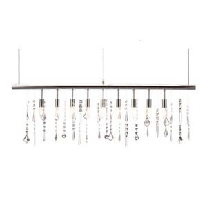 Zuo Modern Shooting Stars Pendant Light - 9-Light - 131.3-in - Chrome