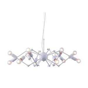 Zuo Modern Sleet Pendant Light - 12-Light - 133.7-in x 36.6-in - White
