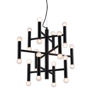 Luminaire suspendu Alton de Zuo Modern, 23,6 po x 131,9 po, noir