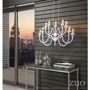Zuo Modern Supercell Pendant Light - 32.7-in x 137.7-in - Silver