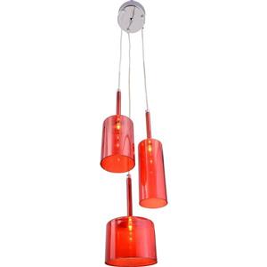 Zuo Modern Lightning Collection Pendant Light - 3-Light - 6.3-in x 59-in - Red