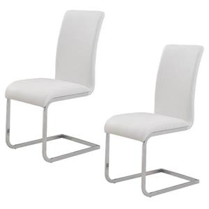 World Wide Home Furnishings WHi White Side Chair (Set of 2)