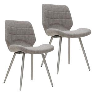 Worldwide Home Furnishings !nspire Brown Side Chair (Set of 2)