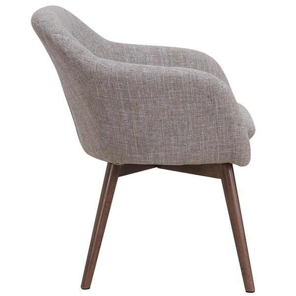 Worldwide Home Furnishings 30-in x 24.5-in Brown WHi Mid Century Accent Chair