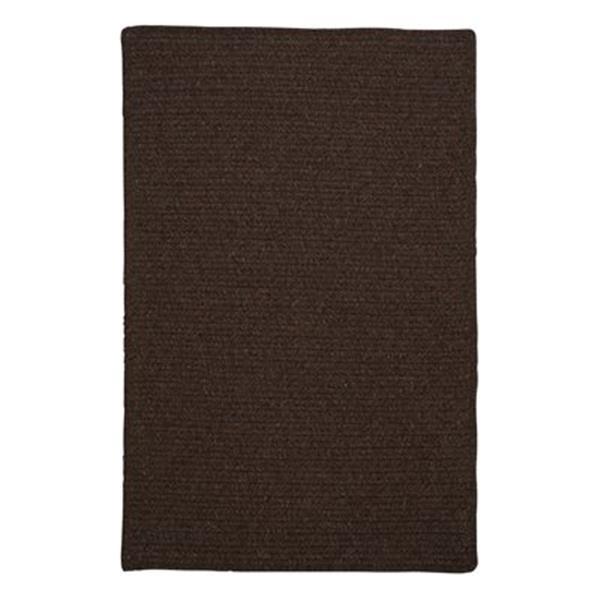 Colonial Mills Courtyard 4-ft Square Cocoa Area Rug