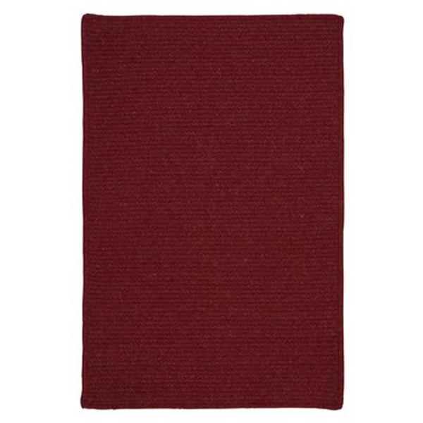 Colonial Mills Courtyard 3-ft x 5-ft Sangria Red Area Rug
