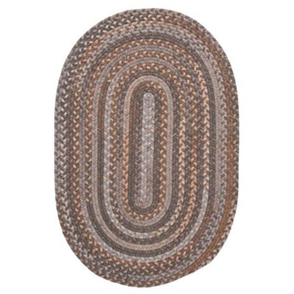 Colonial Mills Oak Harbour 8-ft Round Graphite Area Rug