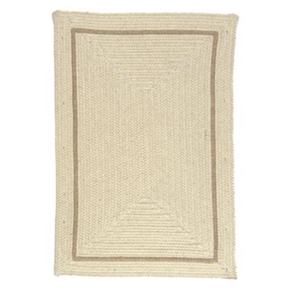 Colonial Mills Shear Natural Canvas 8-ft Square Off-White Area Rug