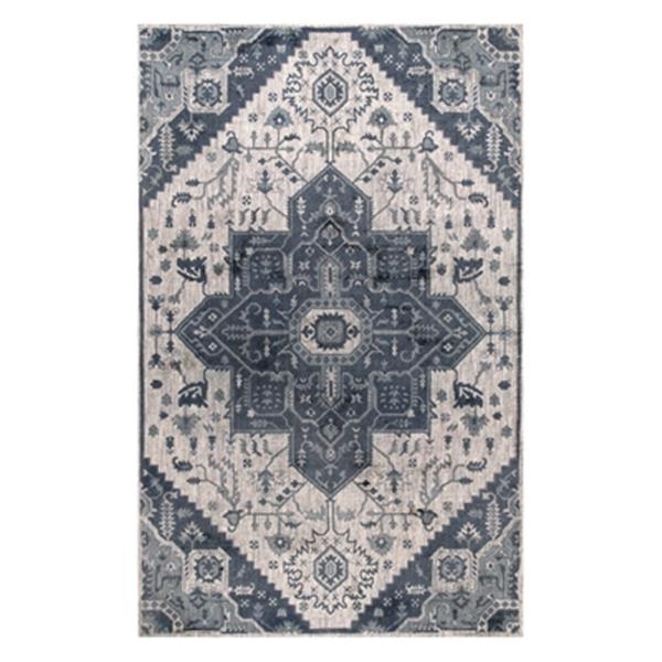 nuLOOM Dorene 4-ft x 6-ft Blue Area Rug MTGL09A-406 | RONA