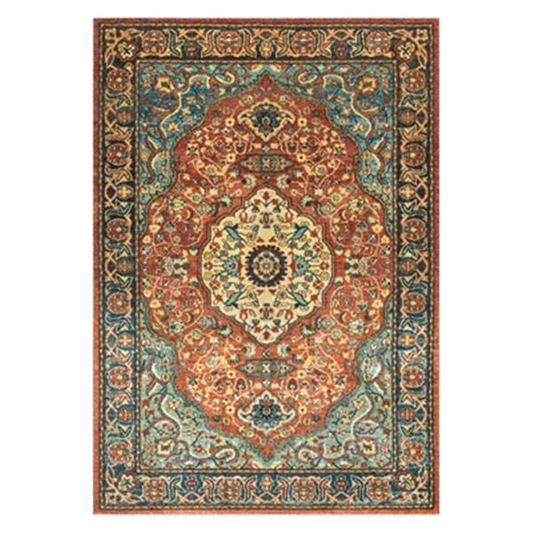 nuLOOM Floral Medallion Pearlie 5-ft x 7-ft Multicoloured Area Rug