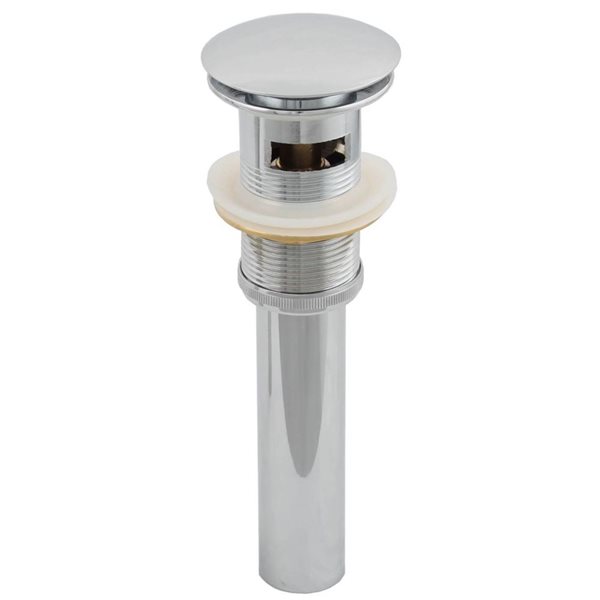 American Imaginations Roxy 32 x 18.25-in White Ceramic Widespread Vanity Top Set Chrome Sink Drain