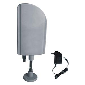 Digiwave Gray Indoor and Outdoor TV Antenna with Booster