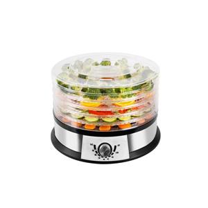 Déshydrateur alimentaire Ecohouzngen, acier inoxydable, noir