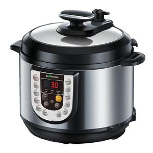 Ecohouzng 12-in Silver Electric Pressure Cooker