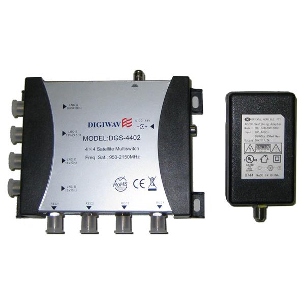 Commutateur Satellite Max 4 Sorties Multi-chemin