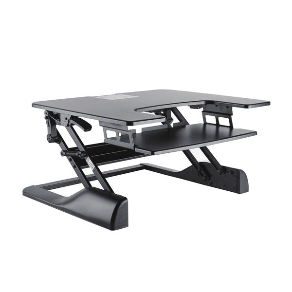 TygerClaw 30-in Black Workstation Stand