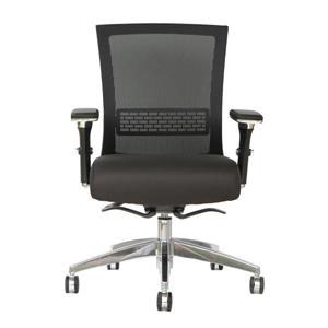 TygerClaw 19.9-in x 21.5-in Black Office Chair