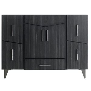 Meuble pour lavabo de salle de bain Zen gris aube de 48 po par American Imaginations