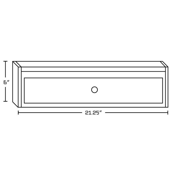 American Imaginations Elite 59.25-in Distressed Antique Walnut Bathroom Vanity Cabinet Set