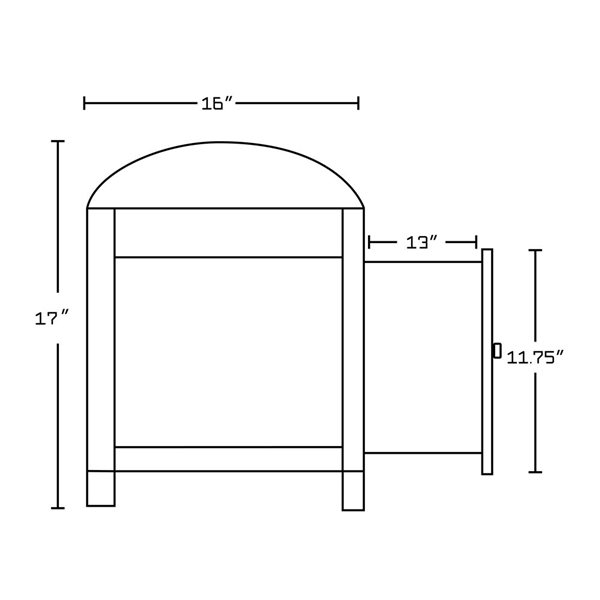 American Imaginations Elite 59.25-in Distressed Antique Walnut Bathroom Vanity Cabinet Set