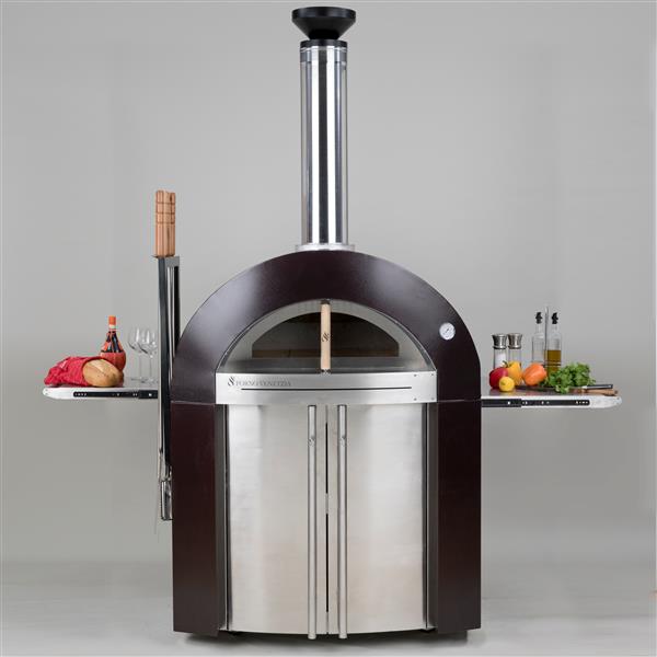 Forno Venetzia Bellagio 500 44 In Copper Outdoor Wood Fired Pizza Oven Fvbel500c Rona 2157