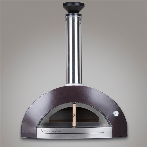 Forno Venetzia Bellagio 200 44-in Copper Countertop Outdoor Wood-Fired Pizza Oven