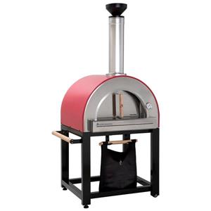 Forno Venetzia Pronto 300 Red 37-in Outdoor Wood-Fired Pizza Oven