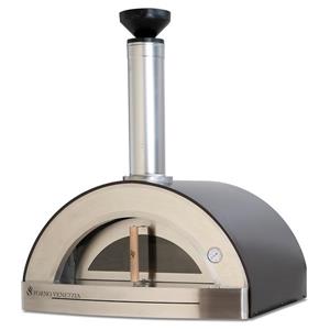 Forno Venetzia Torino 200 Stainless Steel 44-in Countertop Outdoor Wood-Fired Pizza Oven