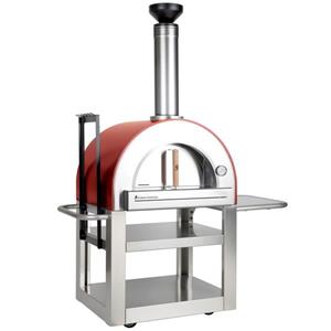 Forno Venetzia Pronto 500 Red 33-in Outdoor Wood-Fired Pizza Oven