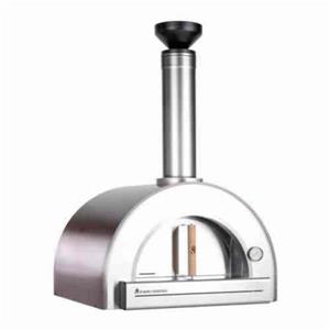Forno Venetzia Pronto 200 Stainless Stell 33-in Countertop Outdoor Wood-Fired Pizza Oven