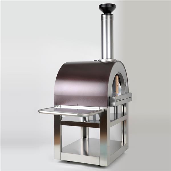 Forno Venetzia Pronto 500 Stainless Steel 33-in Outdoor Wood-Fired Pizza  Oven FVP500C | RONA