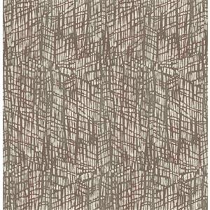A-Street Prints Shimmer Abstract Textured Red 56.40sq-ft Unpasted Wallpaper