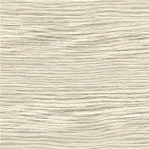 Brewster Wallcovering Off-White Mabe Faux Grasscloth Wallpaper 27-in