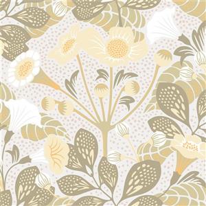 Brewster Wallcovering Tropisk Floral Wallpaper - Green