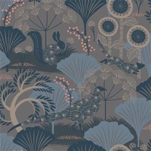 Brewster Wallcovering Skog Forest Grey 57.8sq-ft Unpasted Wallpaper