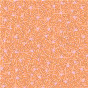 Brewster Wallcovering Blomma Orange Geometric Paste The Wall Wallpaper