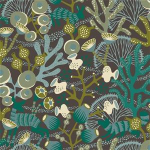 Brewster Wallcovering Green Korall Meadow Wallpaper