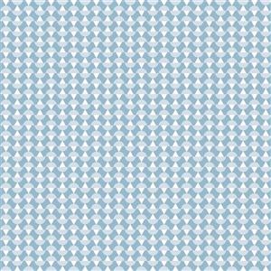 Brewster Wallcovering 57 sq ft Blue Arne Geometric Wallpaper