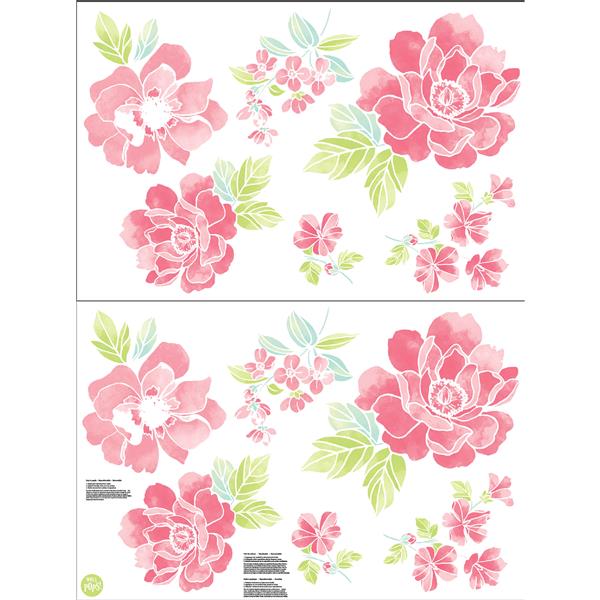 WallPops Sitting Pretty Flowers Wall Art Kit DWPK2471 | RONA