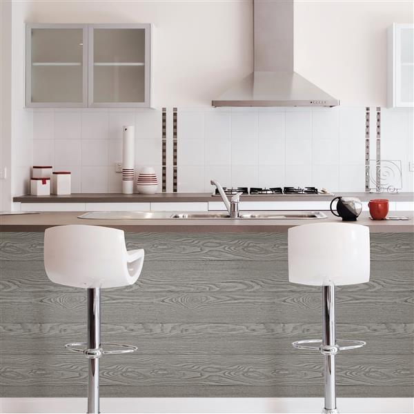 NuWallpaper Salvaged Wood Wallpaper - Grey