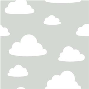 NuWallpaper Clouds Wallpaper - Grey